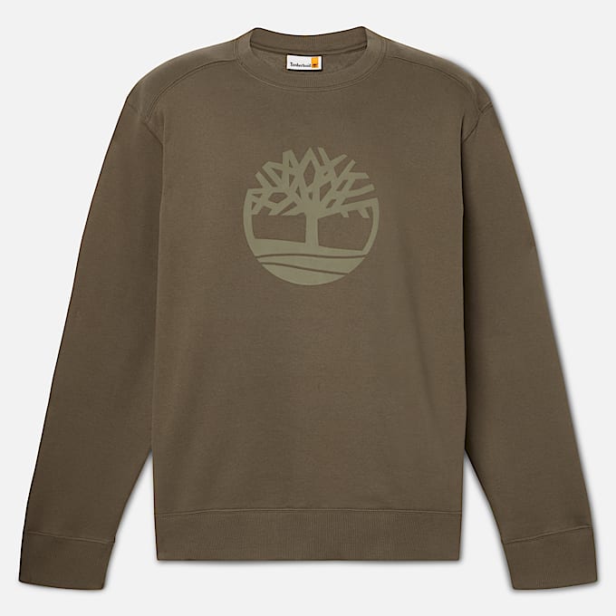 Kennebec River Crewneck Sweatshirt for Men in Green - 1