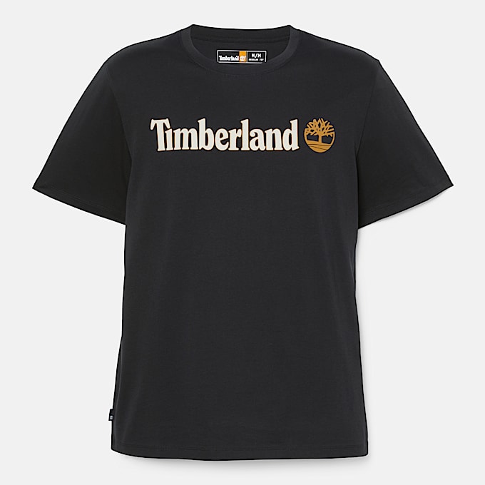 T-shirt de Manga Curta com Logótipo Linear Kennebec River para Homem em preto - 1