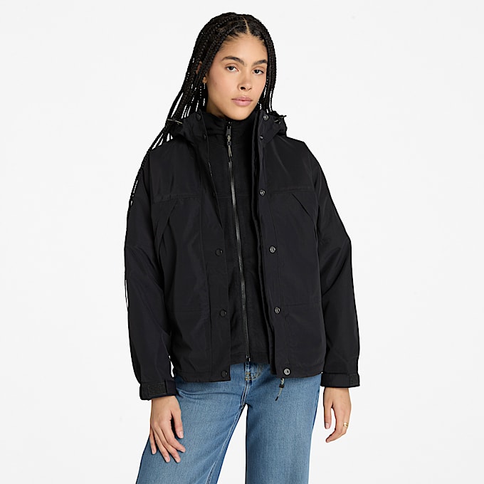 Winnick Waterdichte 3-in-1 jas voor dames in zwart