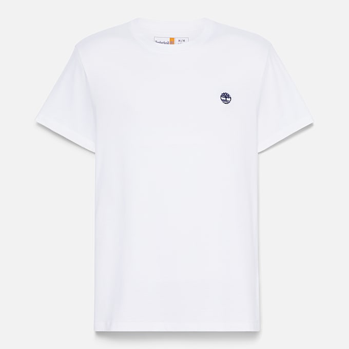Dunstan River Kurzarm-T-Shirt für Herren in Weiß - 1