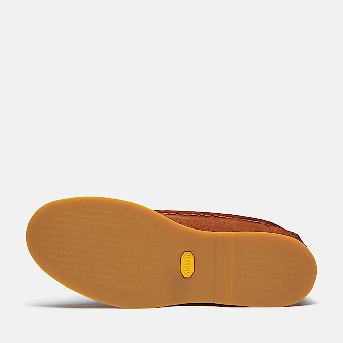 Bottine bateau mi-haute Crafted pour homme en marron