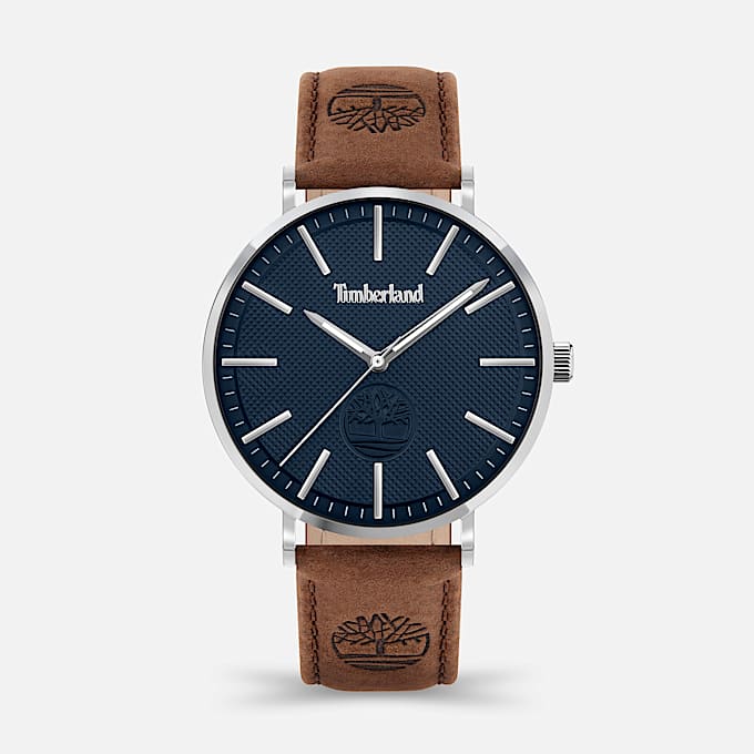 Kinsley Armbanduhr mit Lederarmband für Herren - 1