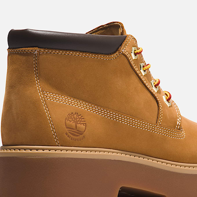 Wasserdichter Stone Street Boot mit Plateausohle für Damen in Gelb