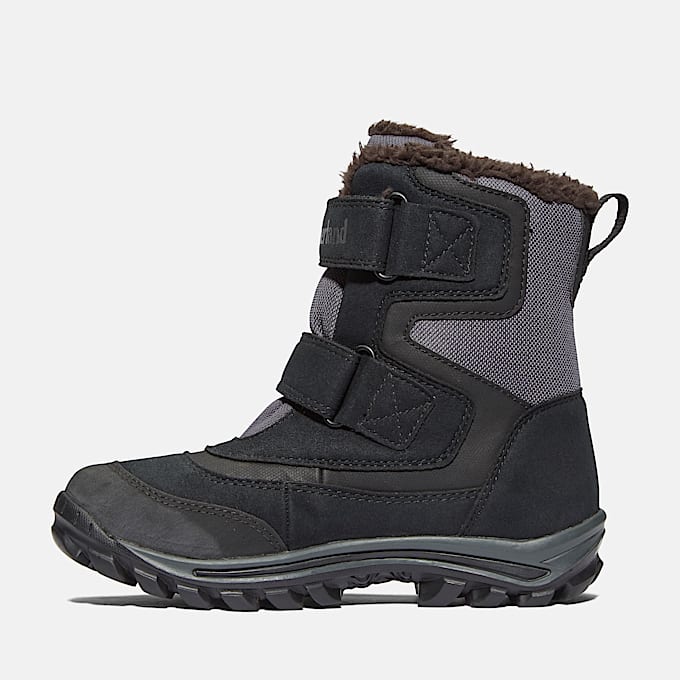 Chillberg Mid Hook-and-Loop GORE-TEX Snow Boot for Youth in Black