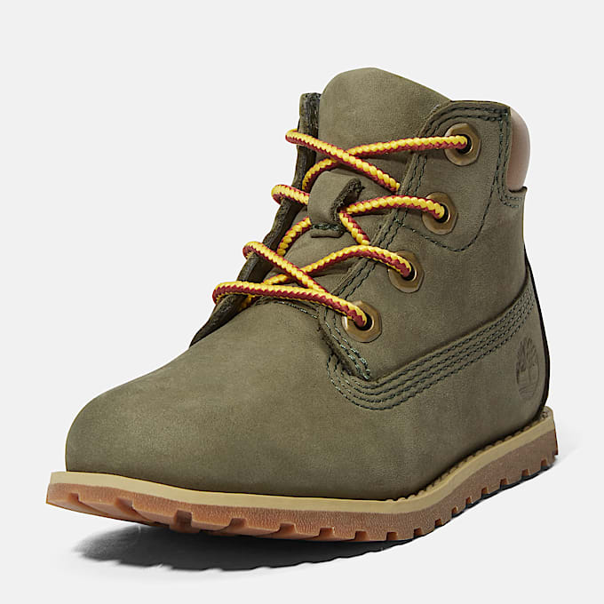Pokey Pine Boot for Toddler in Dark Green