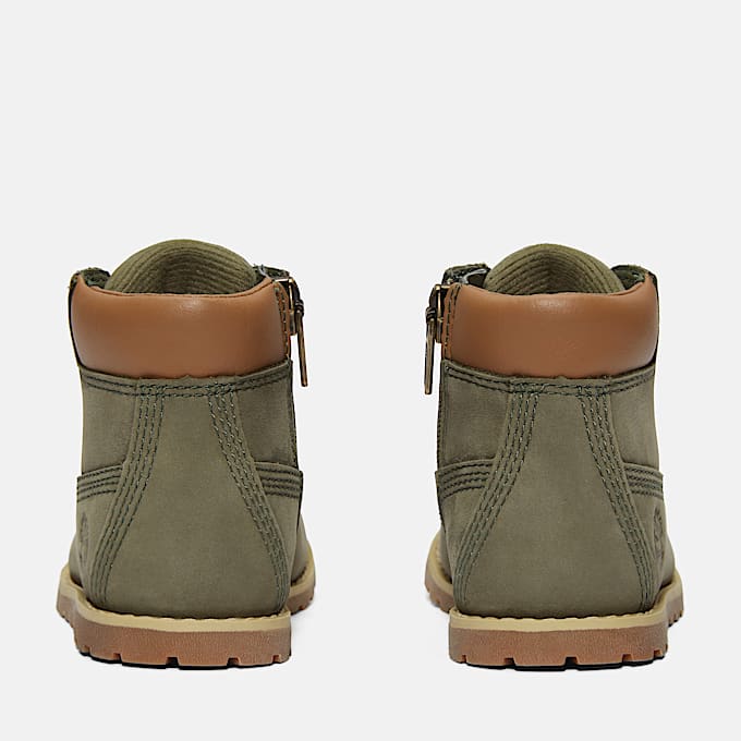 Pokey Pine Boot for Toddler in Dark Green