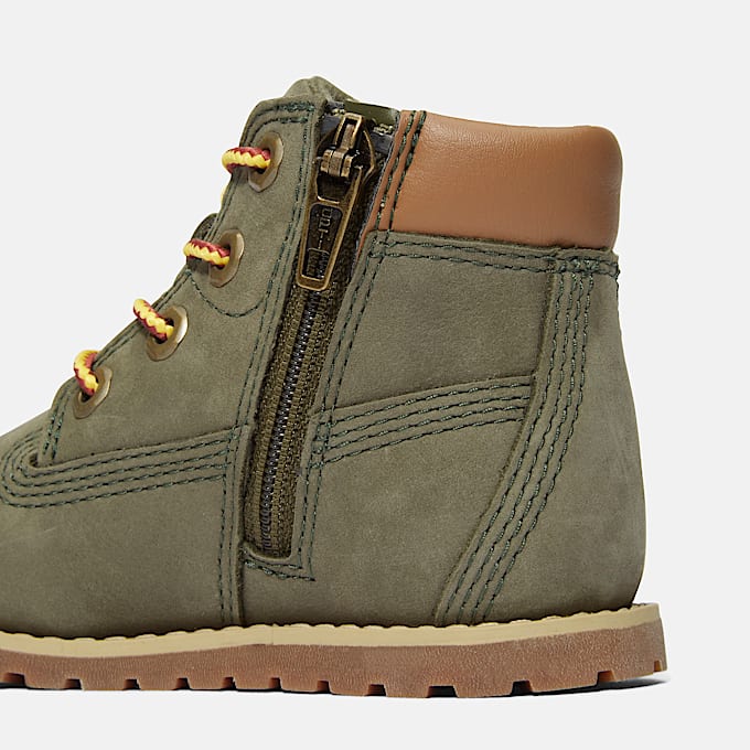 Pokey Pine Boot for Toddler in Dark Green