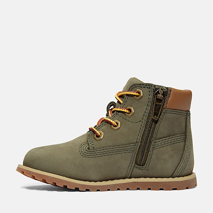 Pokey Pine Boot for Toddler in Dark Green