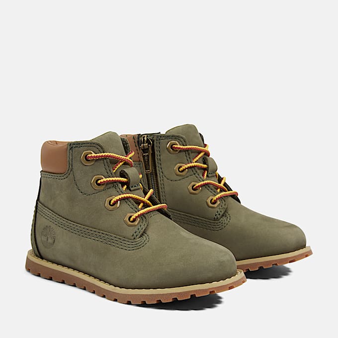 Pokey Pine Boot for Toddler in Dark Green