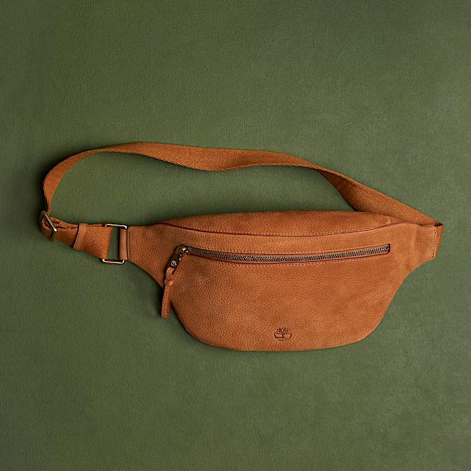 Umhängetasche aus weichem Leder in Braun - 1