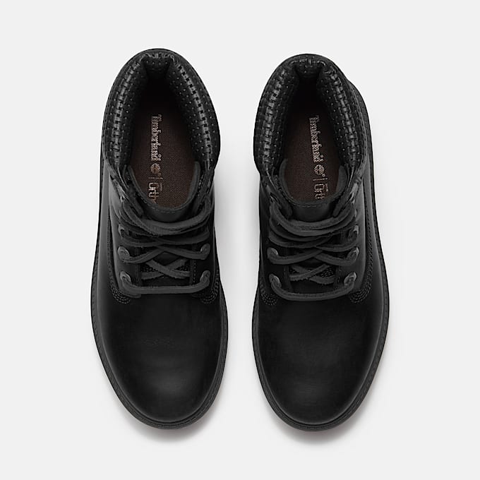 Wasserdichter Stone Street 6-Inch-Boot mit Plattform für Damen in Schwarz