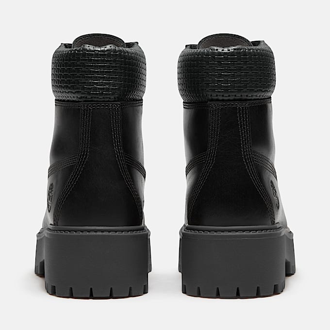 Wasserdichter Stone Street 6-Inch-Boot mit Plattform für Damen in Schwarz