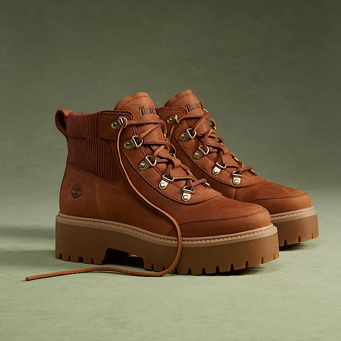 Stone Street Boot mit Plateausohle für Damen in Braun - 1