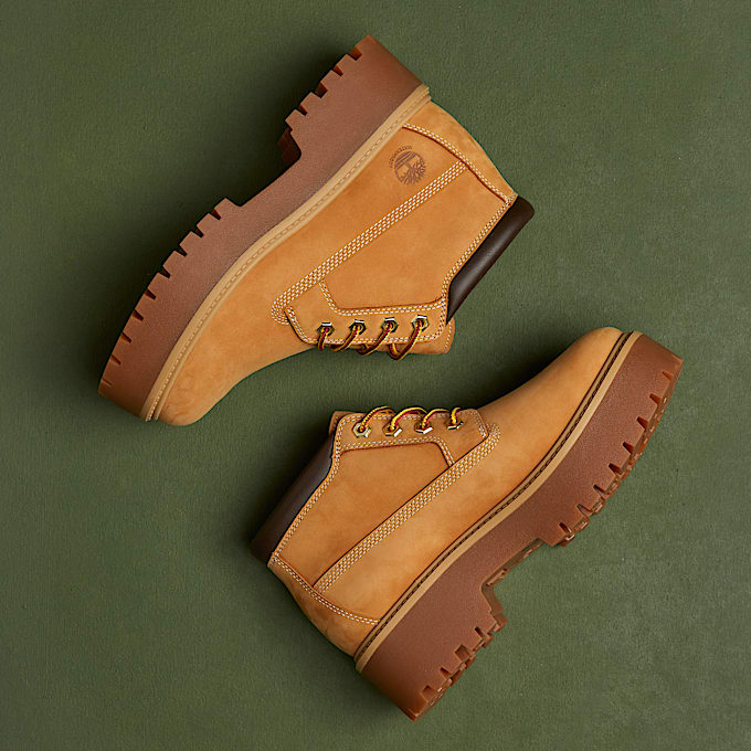 Wasserdichter Stone Street Boot mit Plateausohle für Damen in Gelb - 1