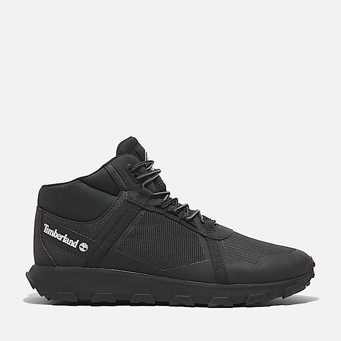 Black mesh timberland boots hot sale