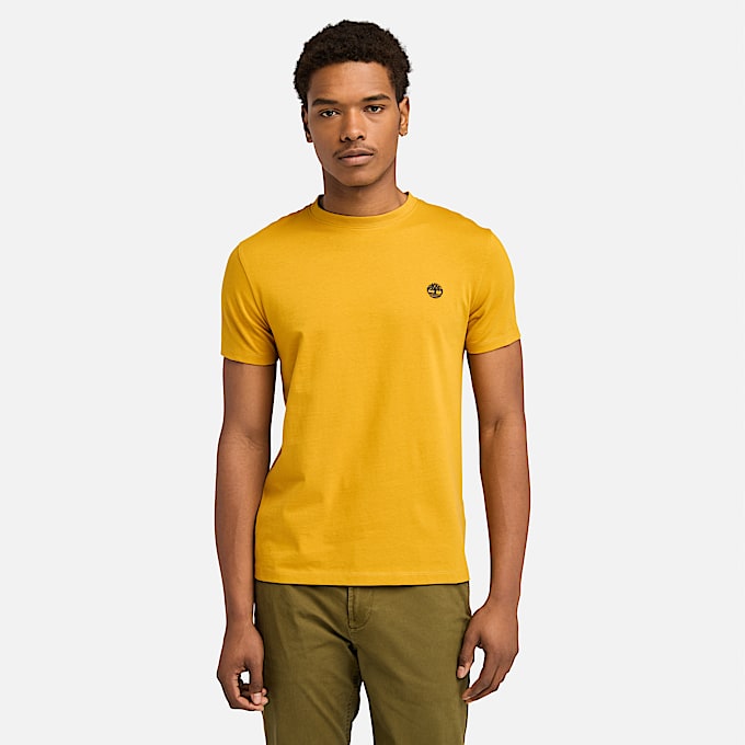 T shirt uomo gialla top
