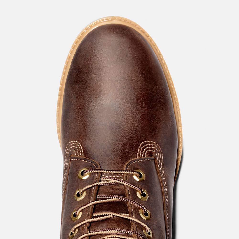 Timberland Premium 6-Inch Lace-Up Waterproof Boot for Men in Dark 