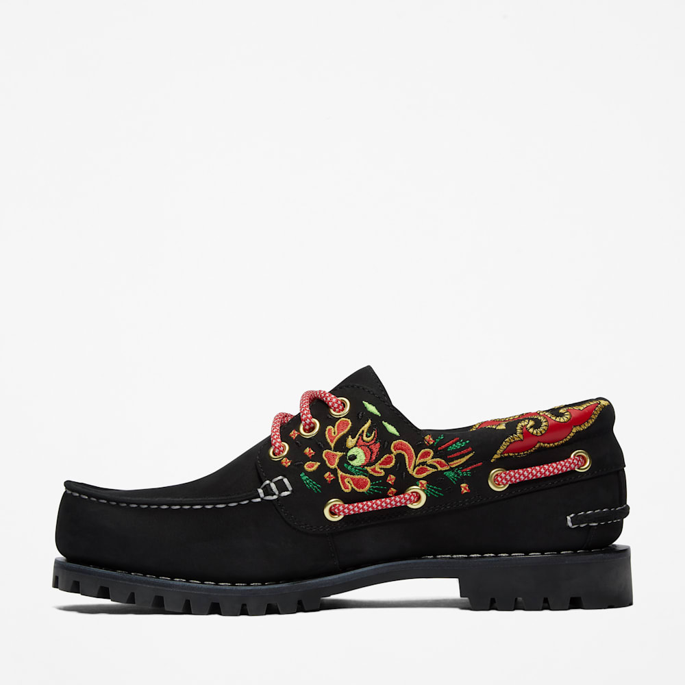 CLOT x Timberland® 3-Eye Bootsschuh für Damen in Schwarz