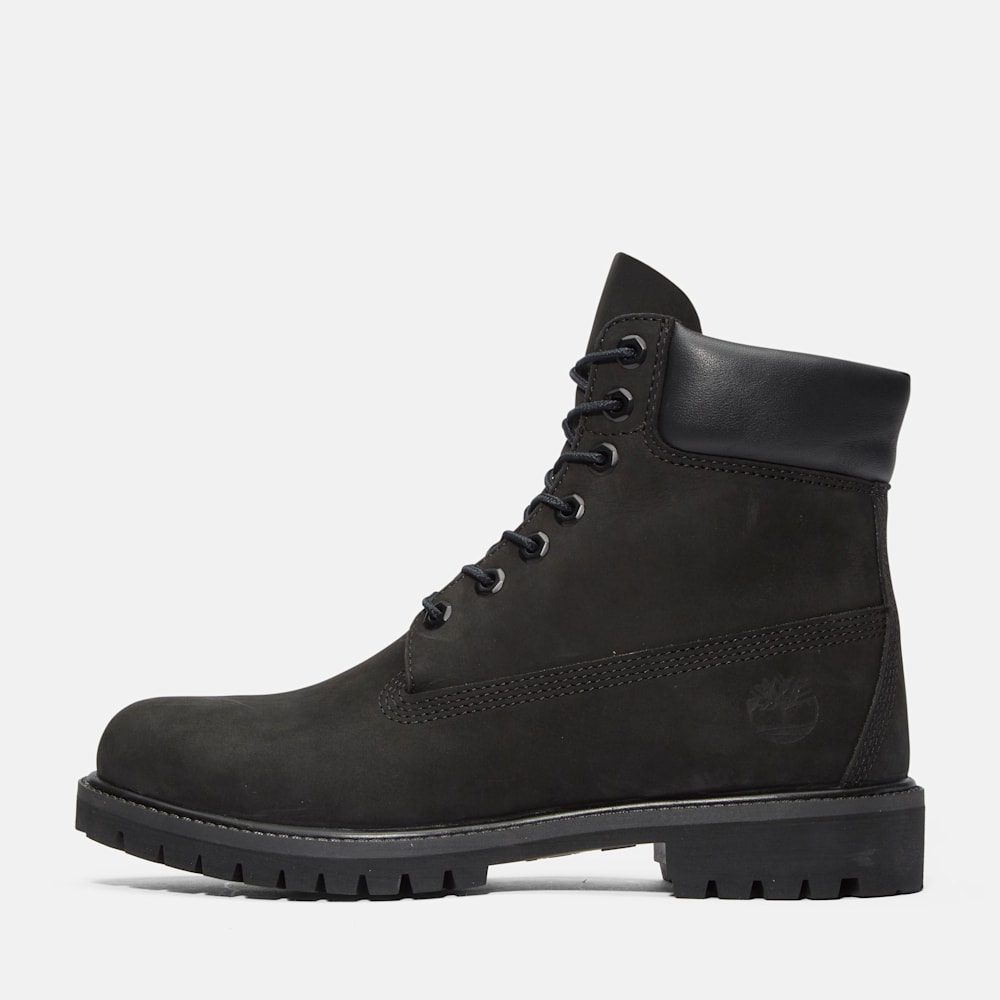 Timberland® Premium 6-Inch Lace-Up Waterproof Boot for Men in Black