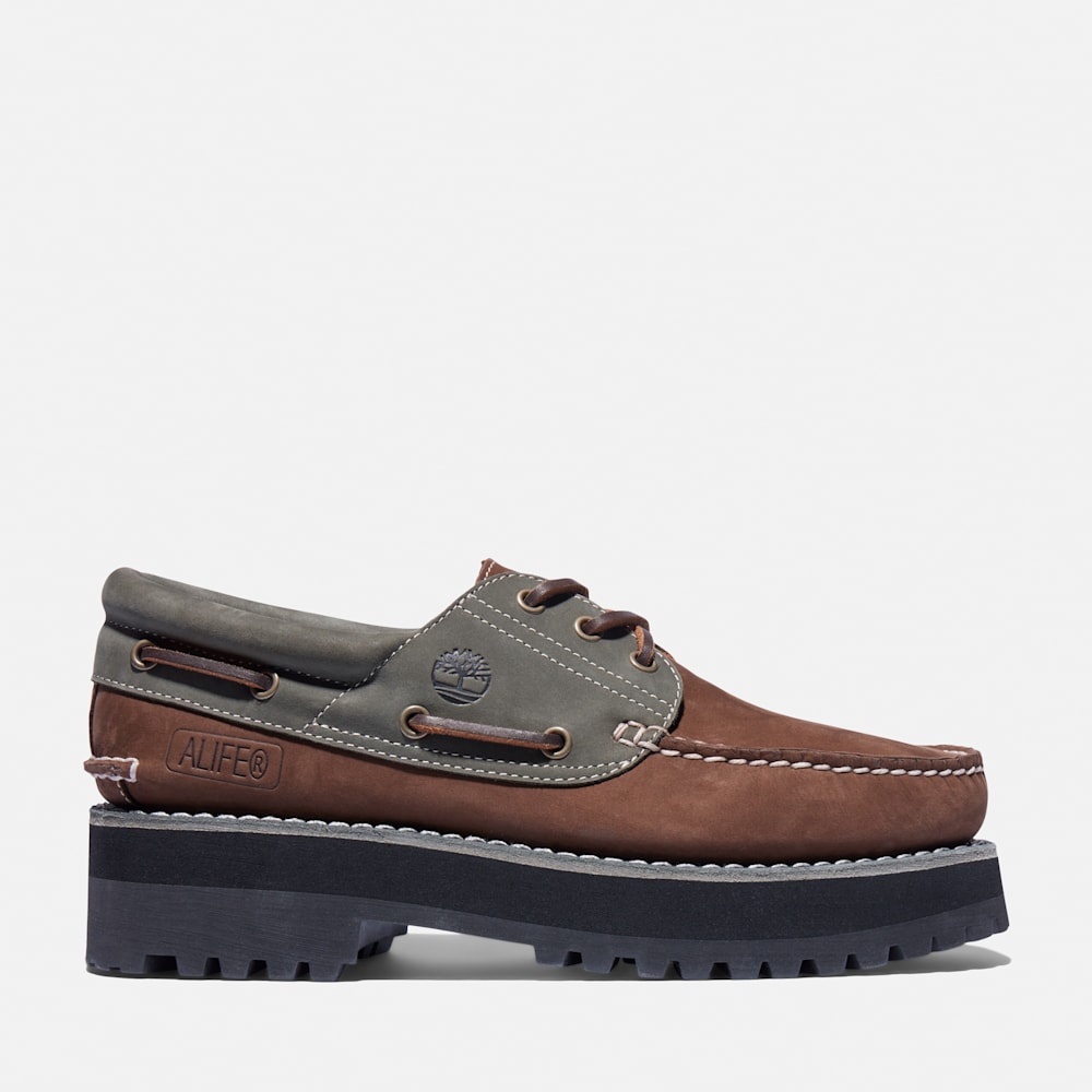 Alife x Timberland® 3-Eye Classic Lug Bootsschuh für Herren in Braun