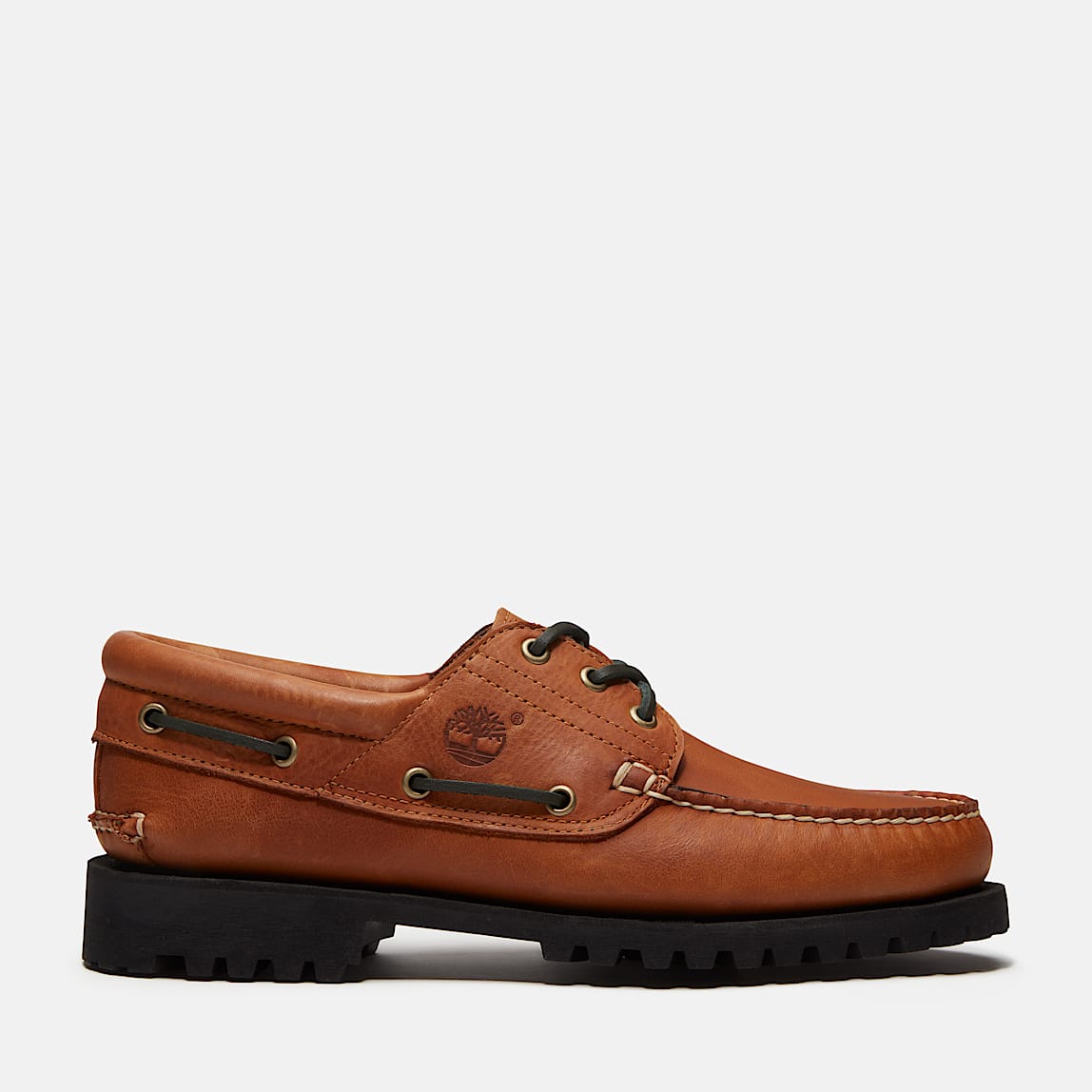 Crafted Boat Shoe för herr i mörkbrun