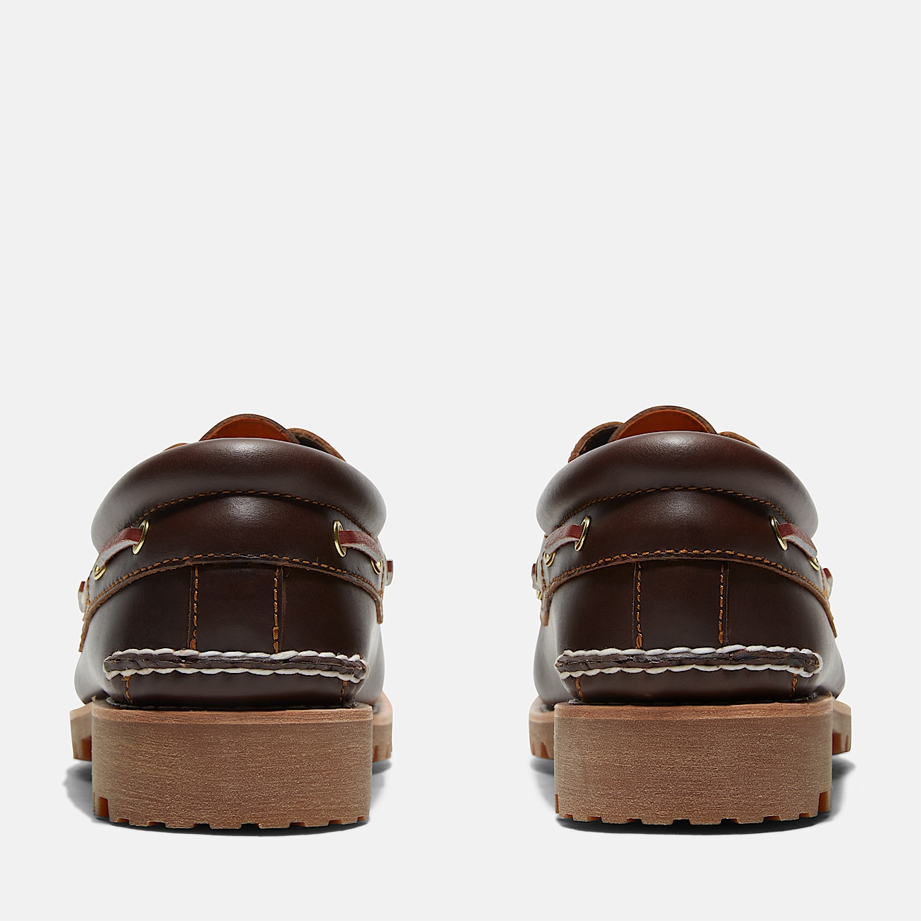 Náuticos de 3 ojales cosidos a mano Timberland® Authentic para hombre en marrón