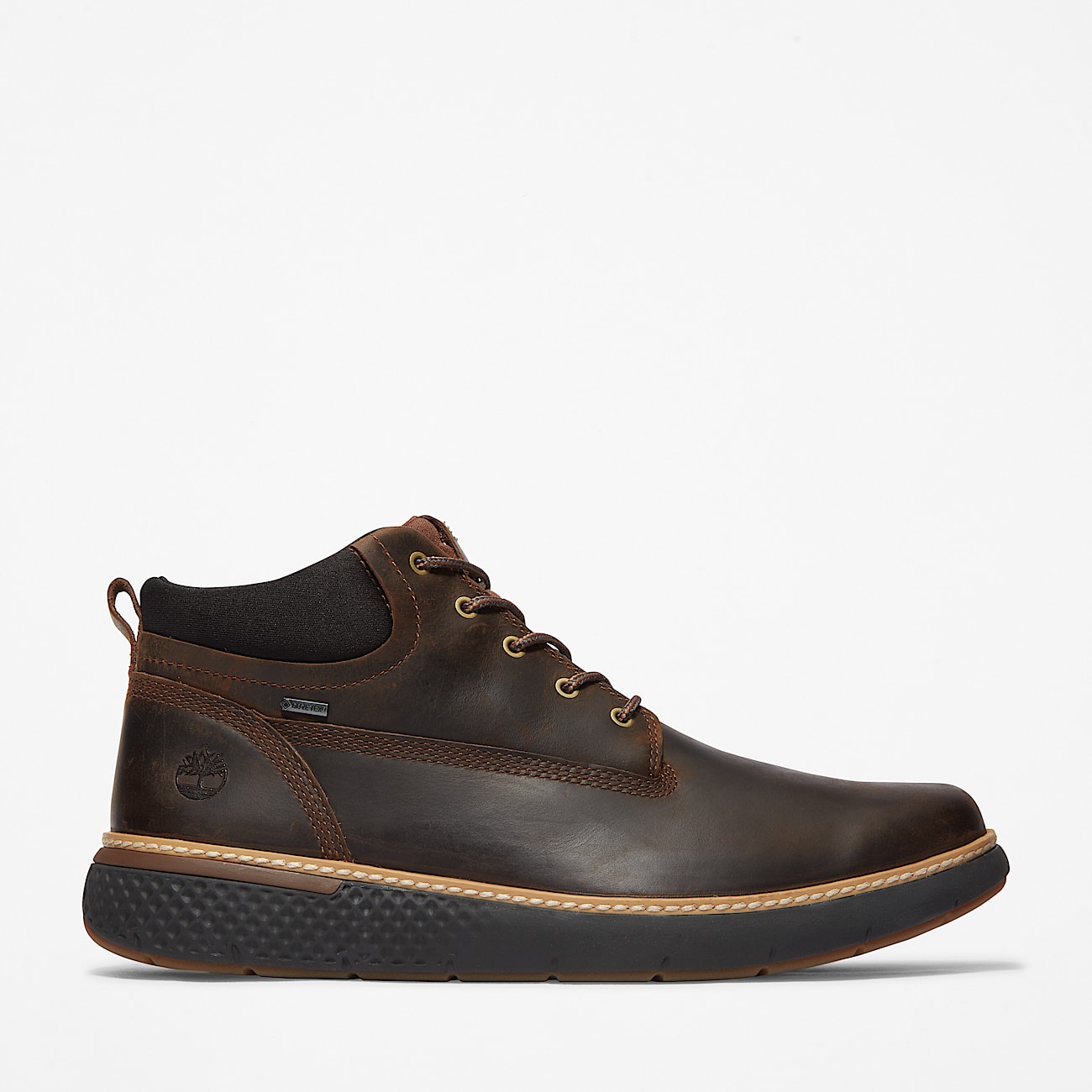Wasserdichter Cross Mark Chukka fr Herren in Dunkelbraun TBL Braun HERO