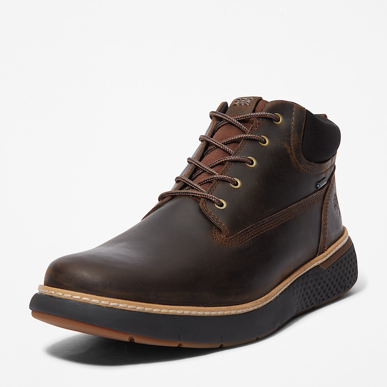 Wasserdichter Cross Mark Chukka fr Herren in Dunkelbraun TBL Braun ALT8