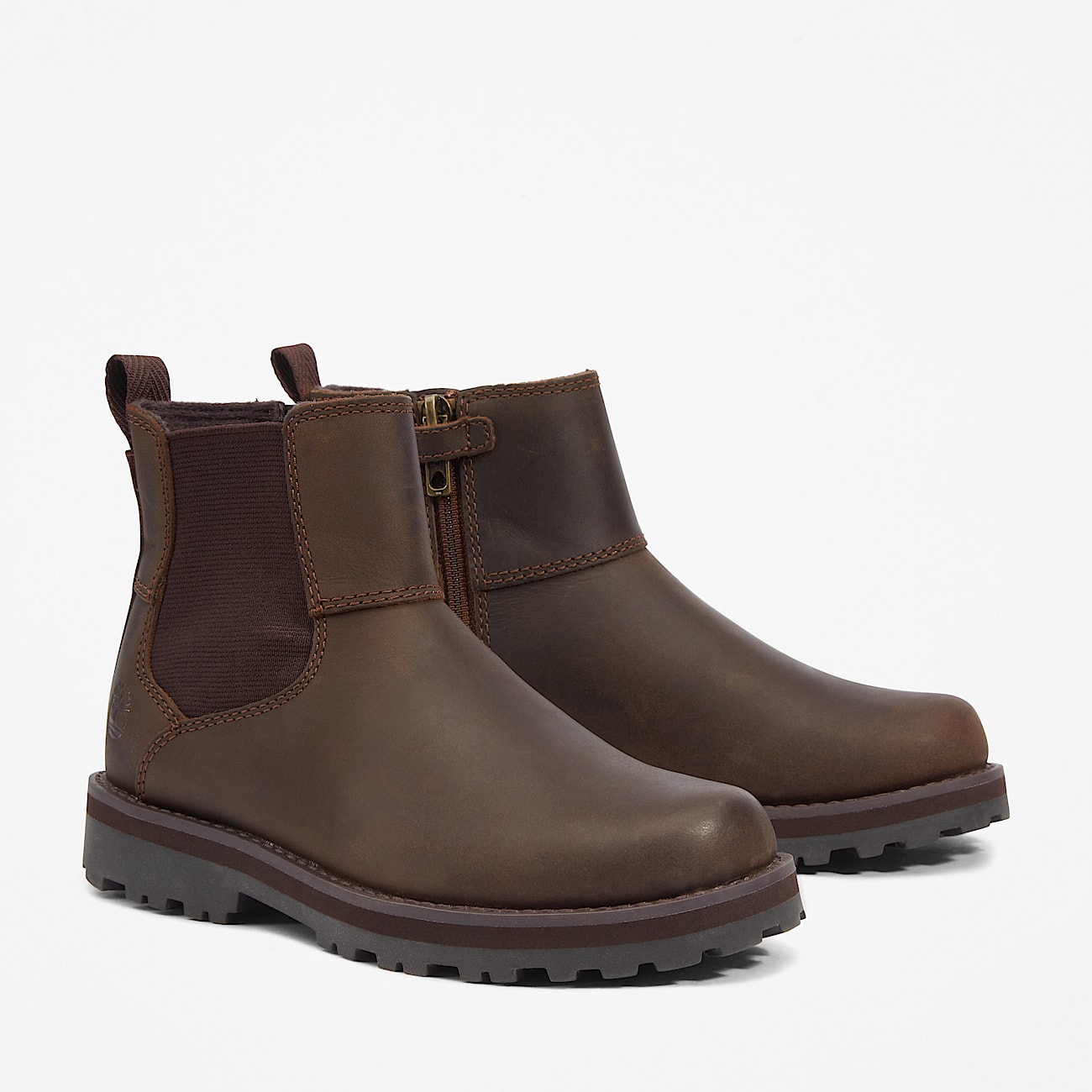 Courma Kid Chelsea Boot for Junior in Dark Brown TBL Brown ALT3