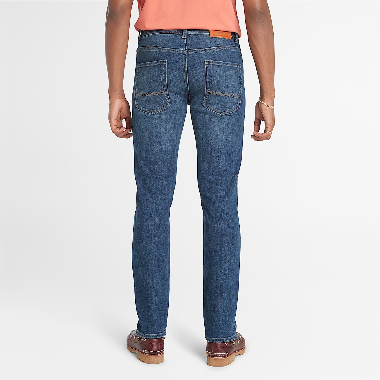 Gerade StretchJeans fr Herren in Blau TBL Blau ALT5