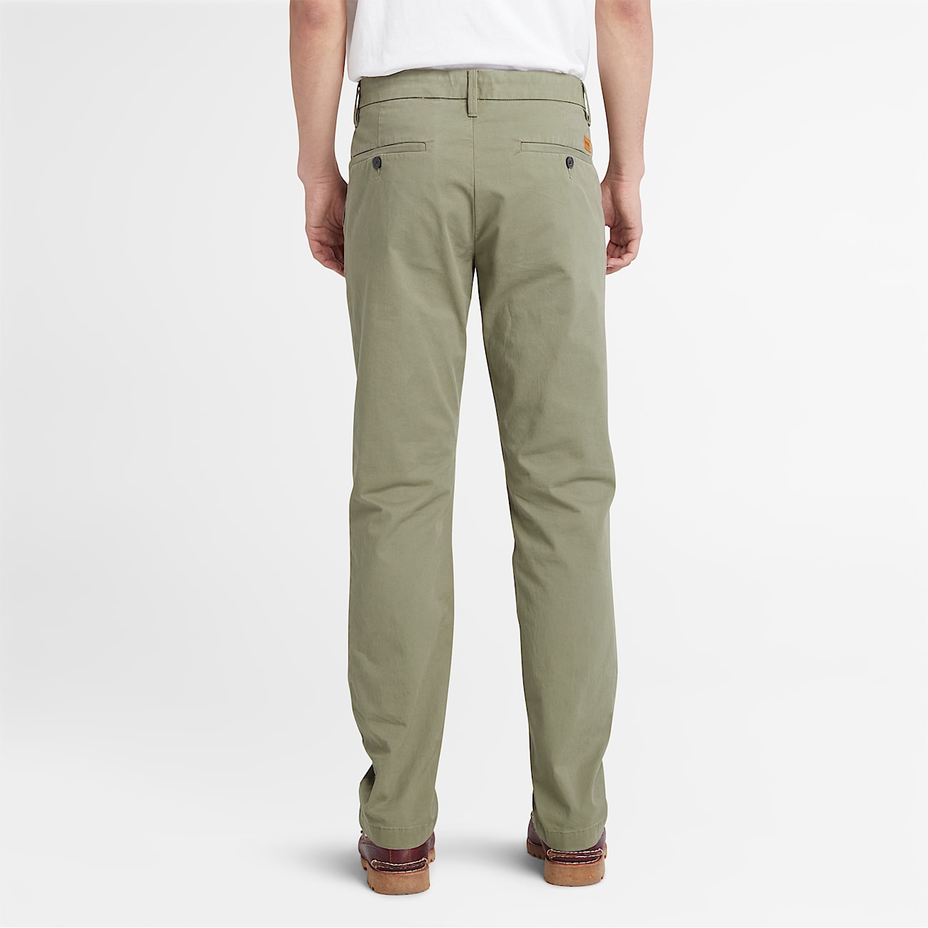 Claremont Twill Chino Slim Trouser for Men in Brown TBL Brun ALT5