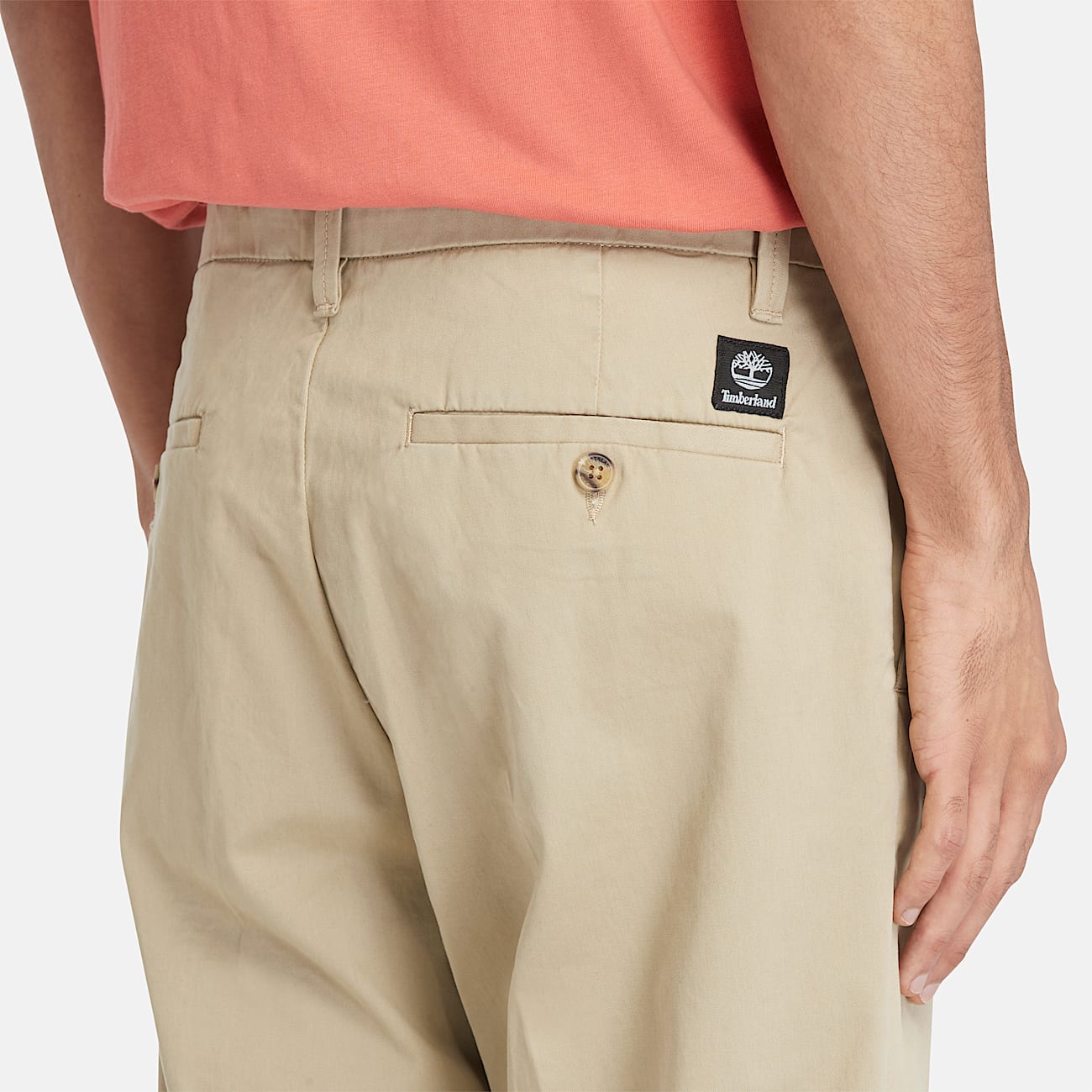 Pantaloni Chino in Twill Claremont da Uomo in beige - 3