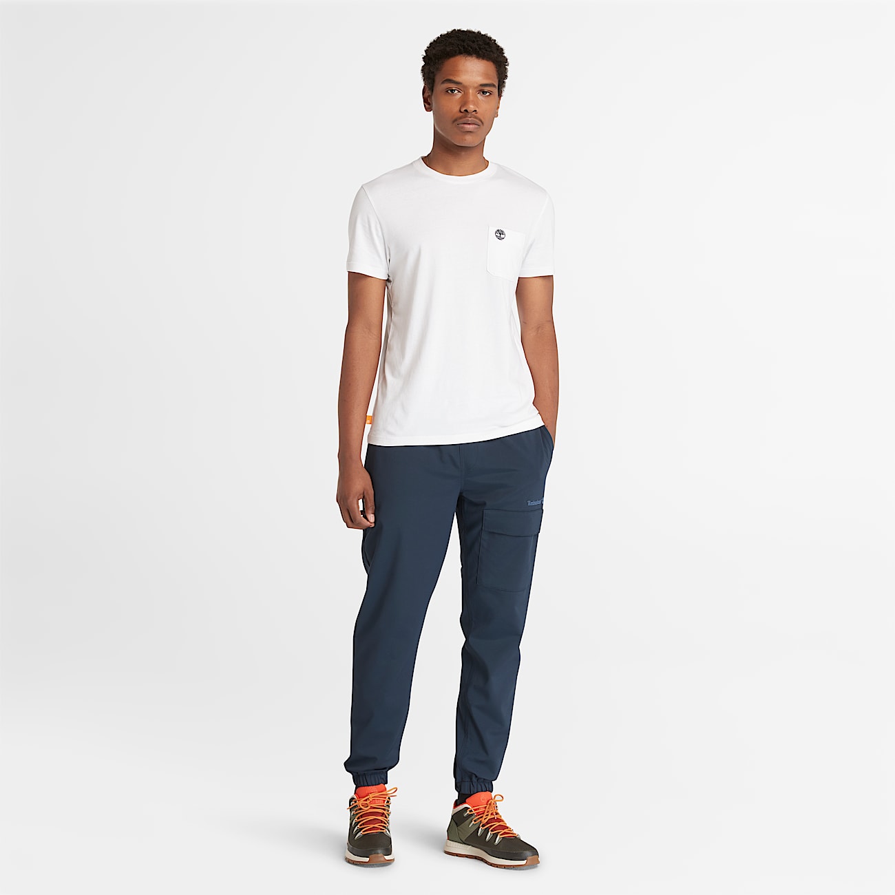 Tshirt Dunstan River  poche pour homme en blanc TBL blanc ALT1