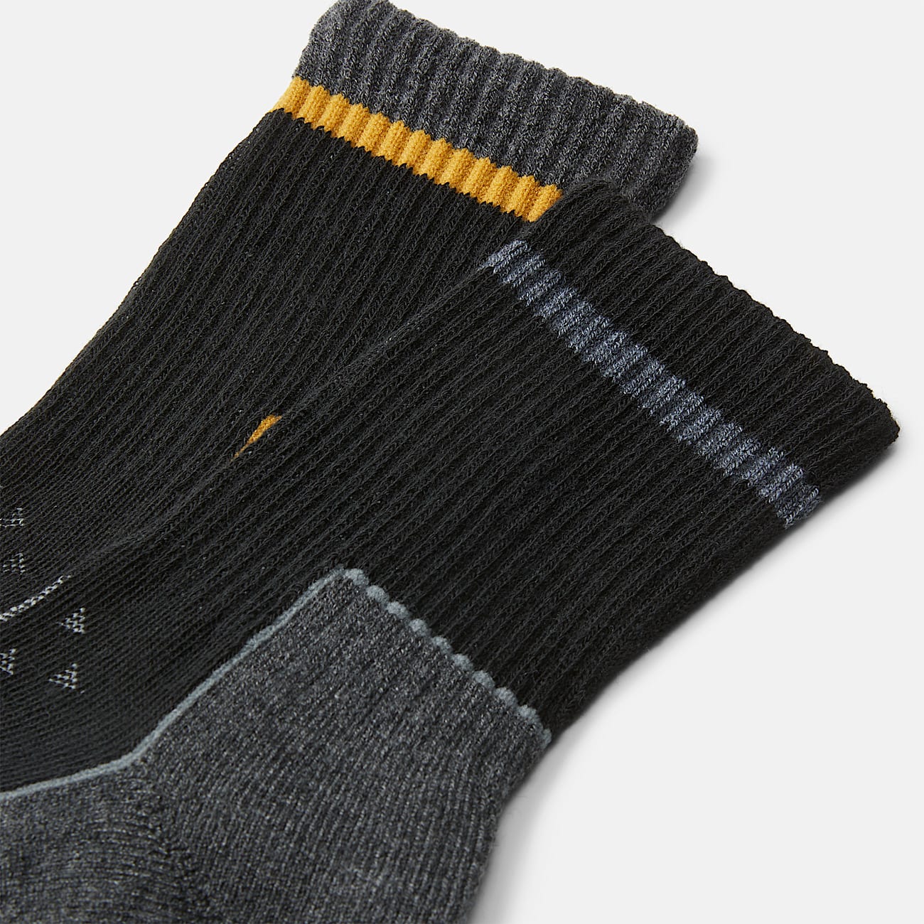 2 Pair Pack CoolMax® Half Cushion Crew Socks in Black - 2