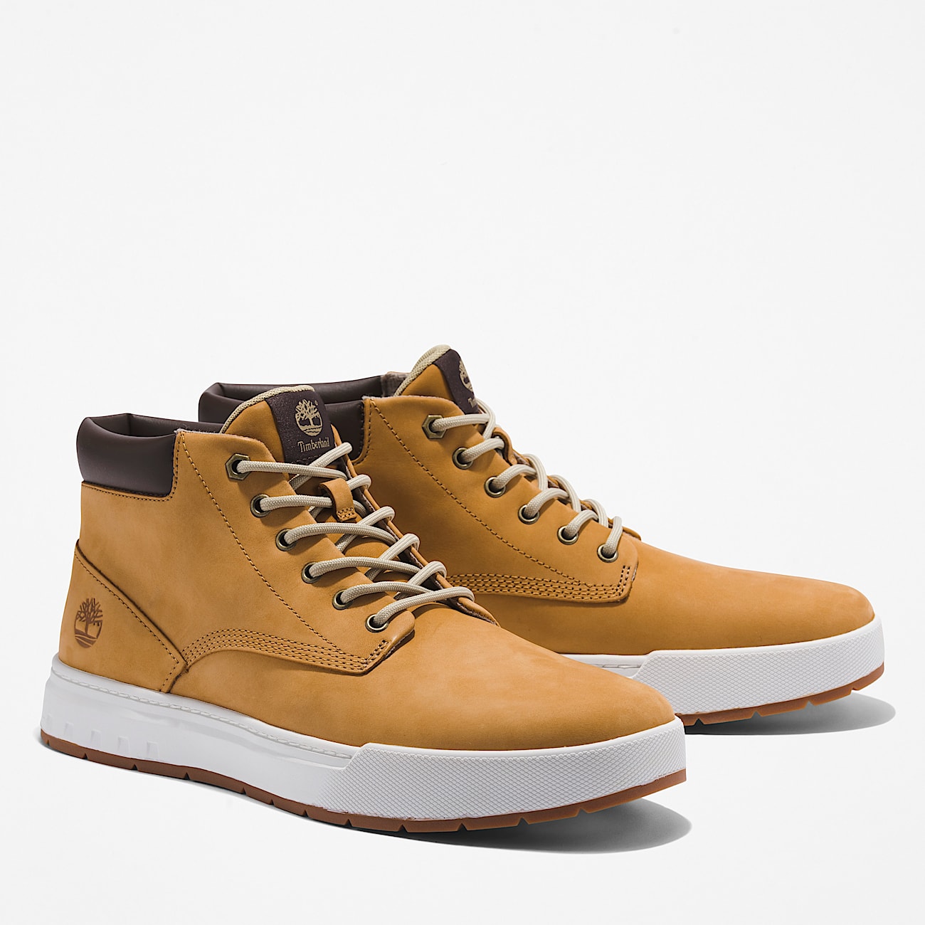 Maple Grove Halfhoge Sneaker voor heren in geel TBL geel ALT3