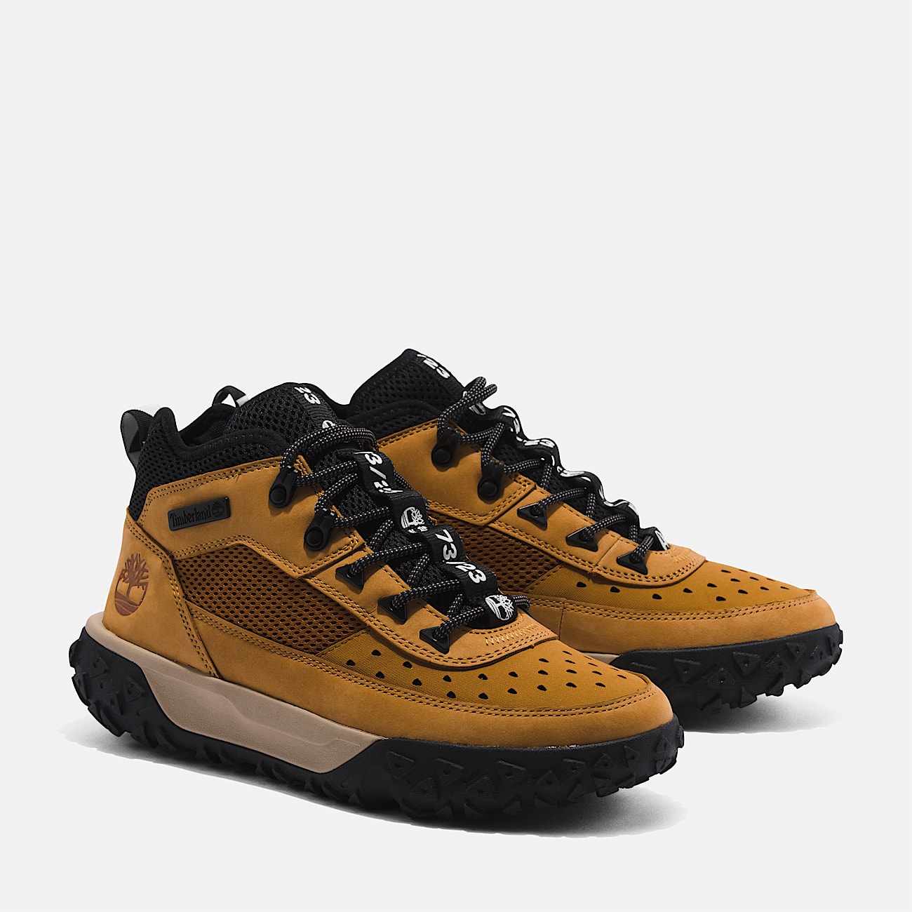 Greenstride Motion 6 Mid Trainer for Men in Yellow TBL Yellow ALT3