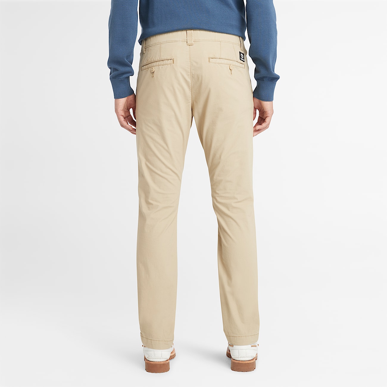 Pantaloni Chino in Popeline Claremont da Uomo in beige - 4