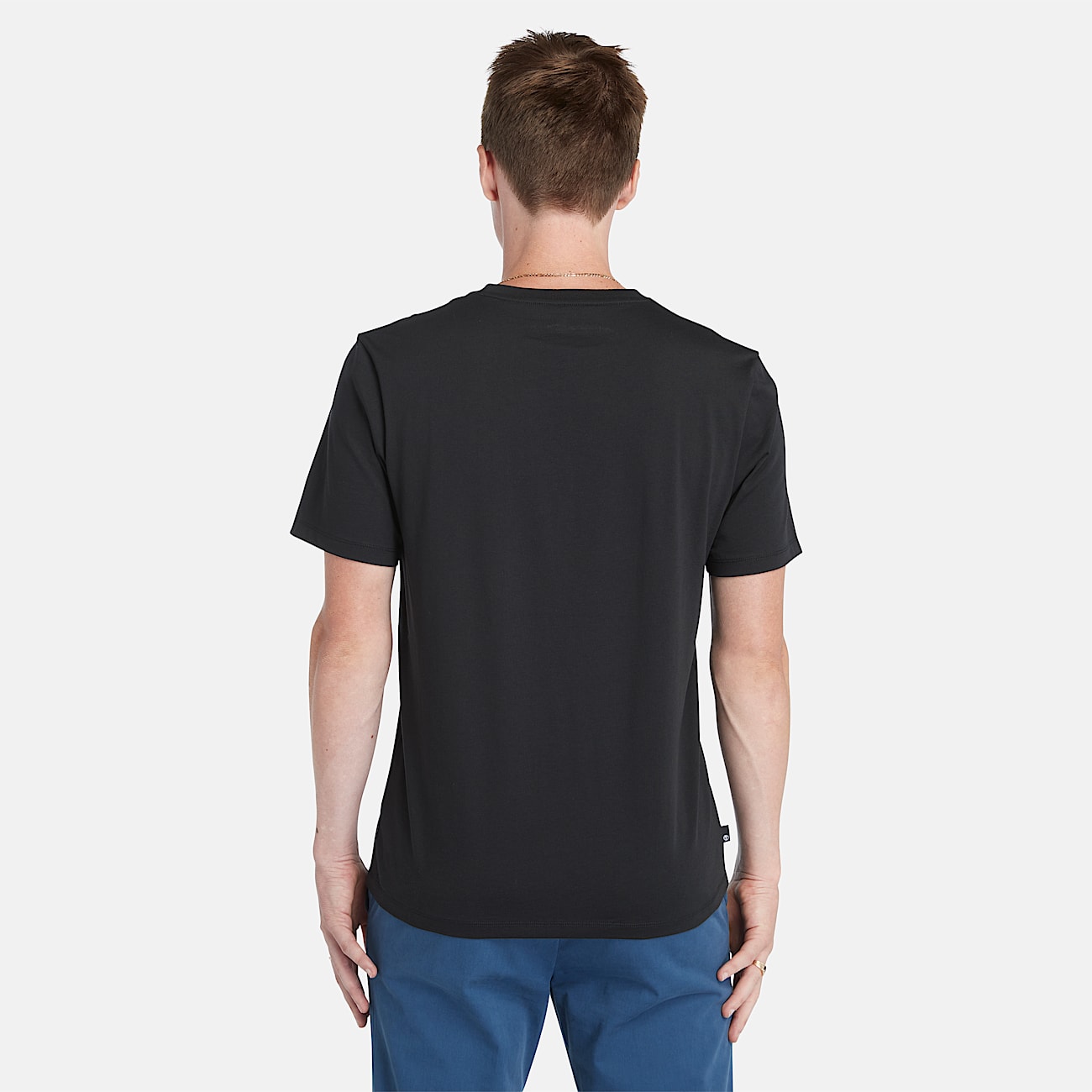 Kennebec River Linear Logo-T-Shirt für Herren in Schwarz - 4