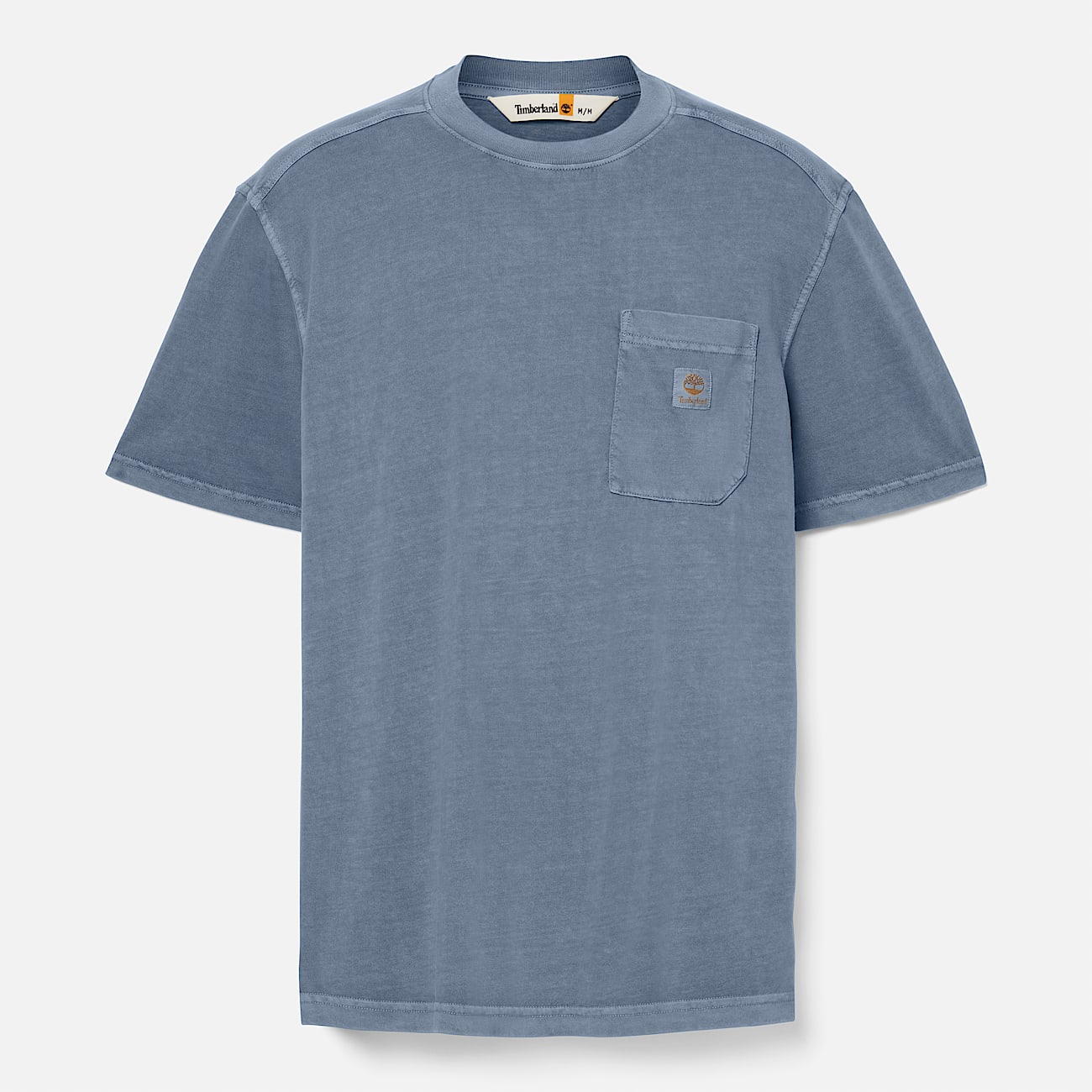 Merrymack River Garment Dyed Chest Pocket TShirt for Men in Blue TBL Blue ALT4