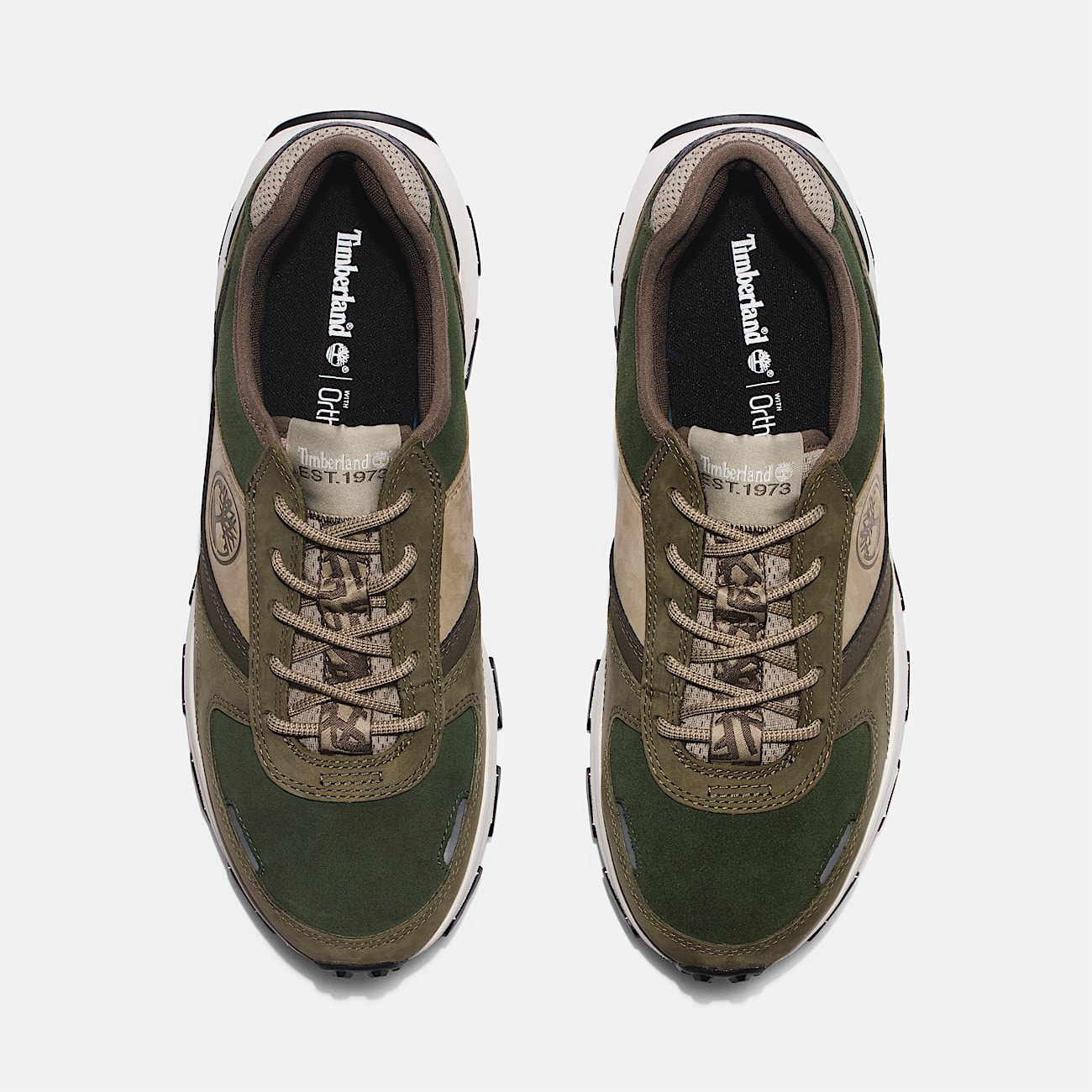 Winsor Park Low Lace Up Trainer for Men in Green - 2