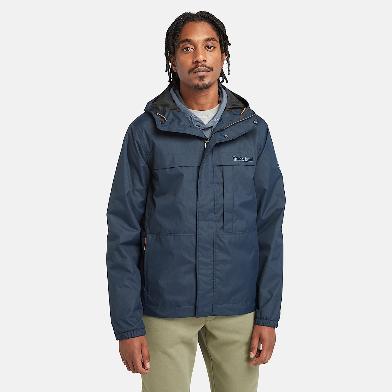 Benton Waterproof Shell Jacket for Men in Dark Blue - 1