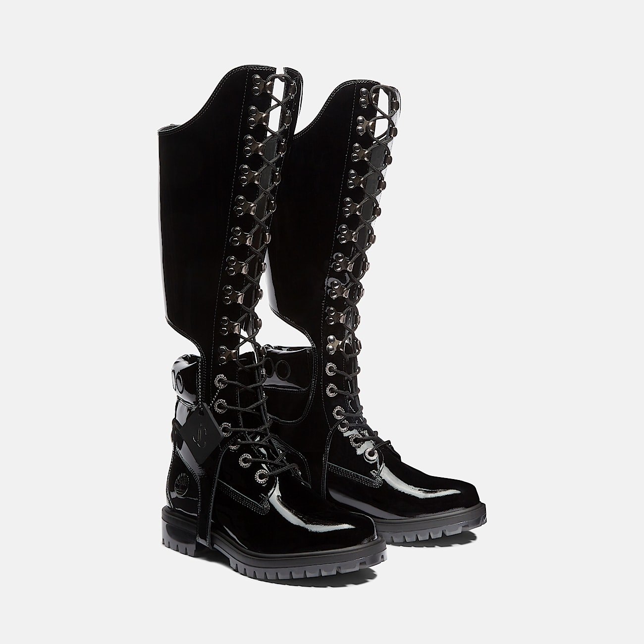 Stivale 6 Inch con Imbracatura Al Ginocchio Jimmy Choo x Timberland® da Donna in colore nero - 4