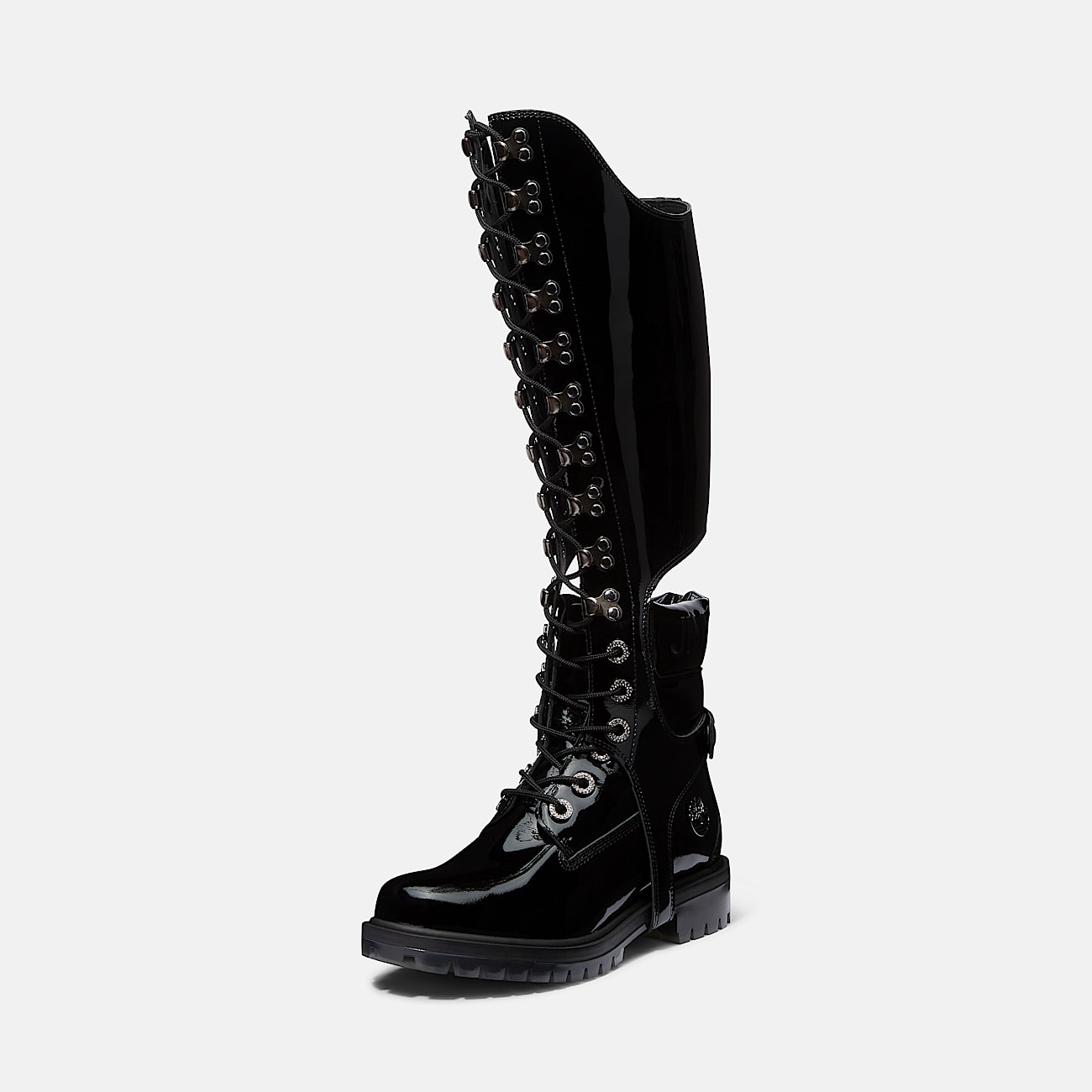 Stivale 6 Inch con Imbracatura Al Ginocchio Jimmy Choo x Timberland® da Donna in colore nero - 14