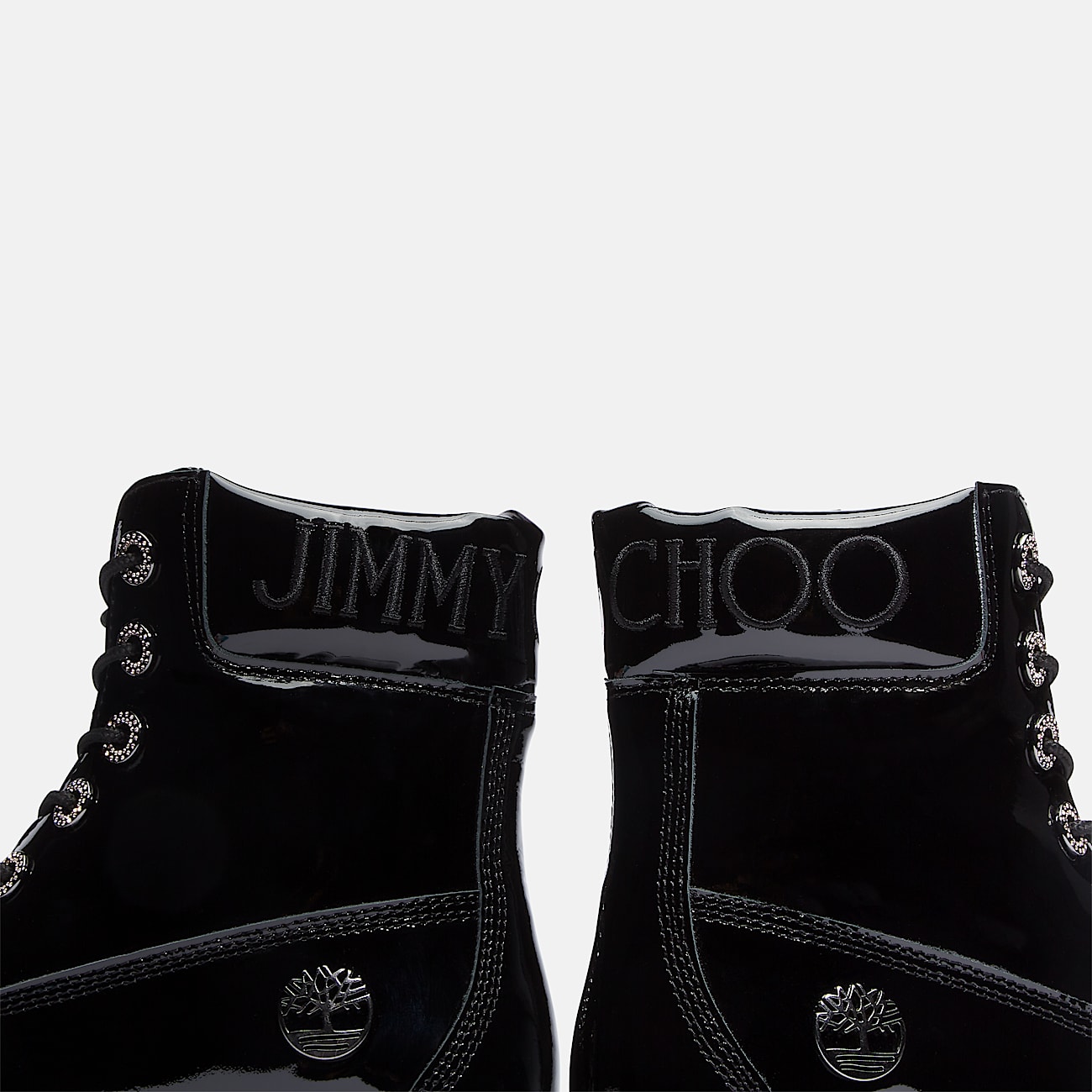 Stivale 6 Inch con Imbracatura Al Ginocchio Jimmy Choo x Timberland® da Donna in colore nero - 13