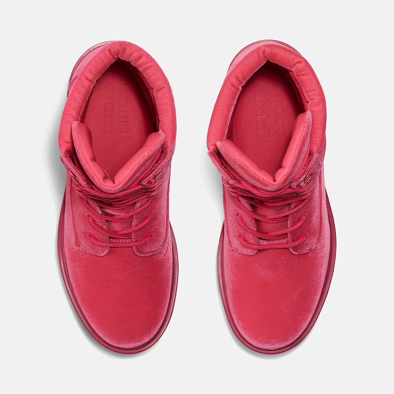 Stivale 6 Inch con Collo Imbottito Jimmy Choo x Timberland®  da Donna in rosa - 3