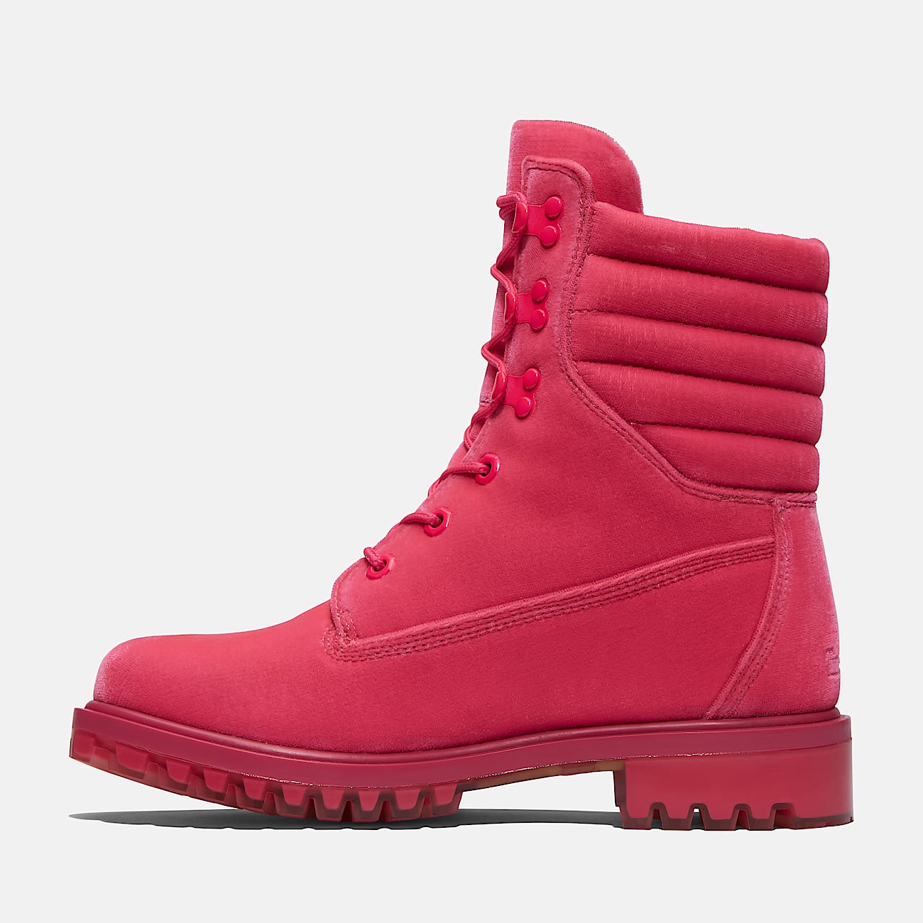 Stivale 6 Inch con Collo Imbottito Jimmy Choo x Timberland®  da Donna in rosa - 7