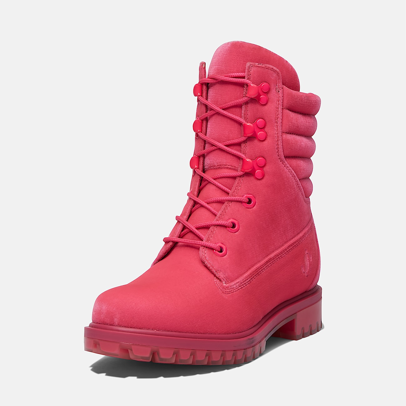 Stivale 6 Inch con Collo Imbottito Jimmy Choo x Timberland®  da Donna in rosa - 13