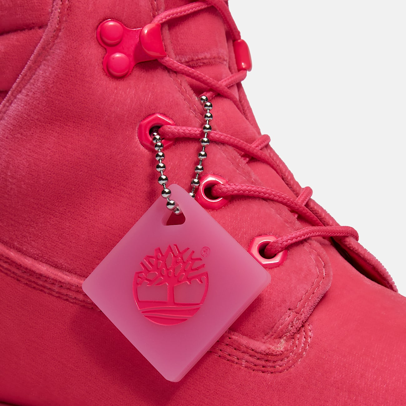 Stivale 6 Inch con Collo Imbottito Jimmy Choo x Timberland®  da Donna in rosa - 10