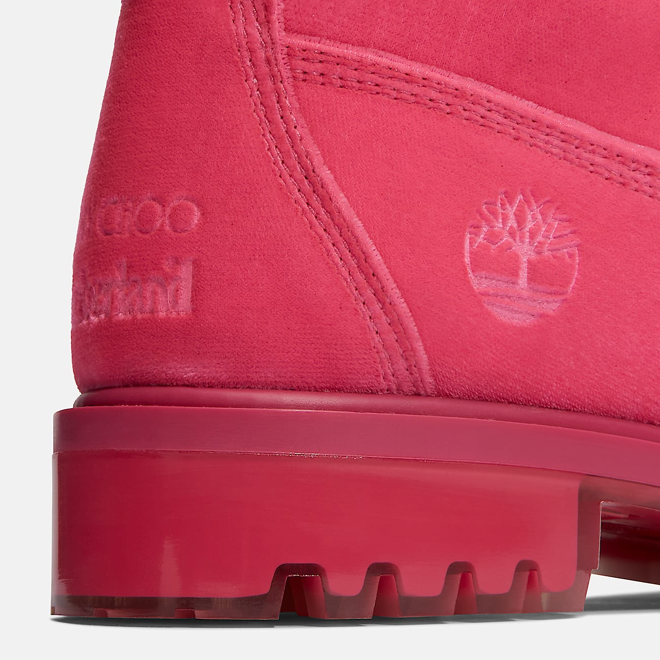 Stivale 6 Inch con Collo Imbottito Jimmy Choo x Timberland®  da Donna in rosa - 8