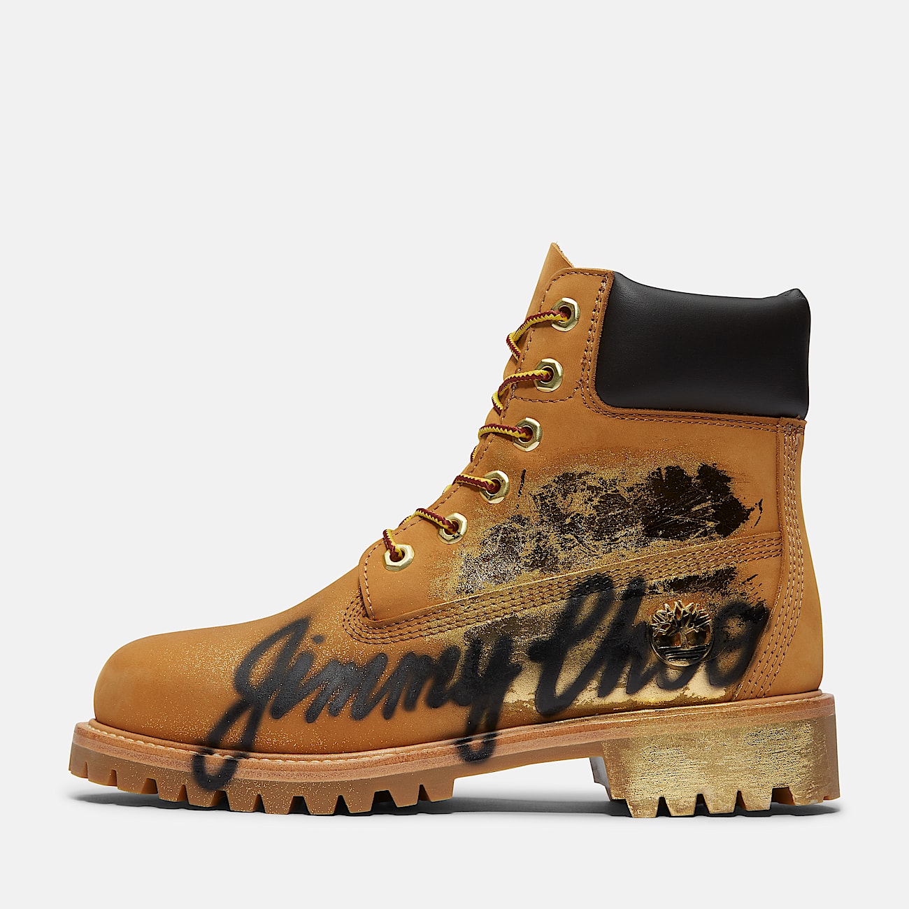 Stivale Verniciato a Spruzzo Jimmy Choo x Timberland® da Donna in giallo - 12